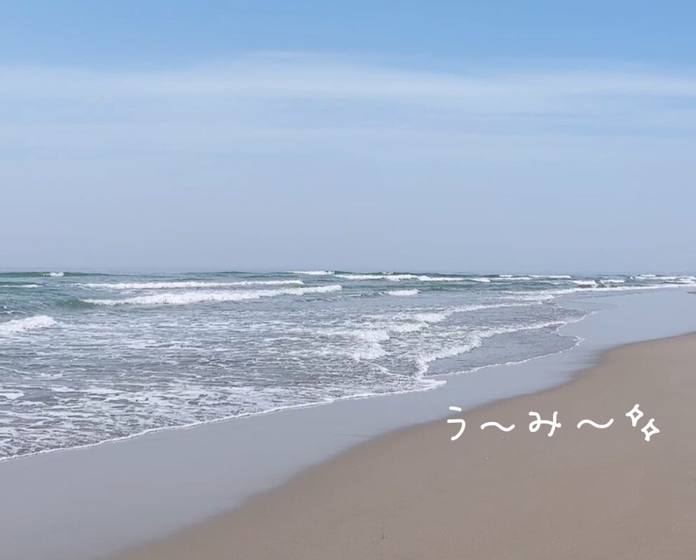秋田　ランニングコース 下浜サンセットロード