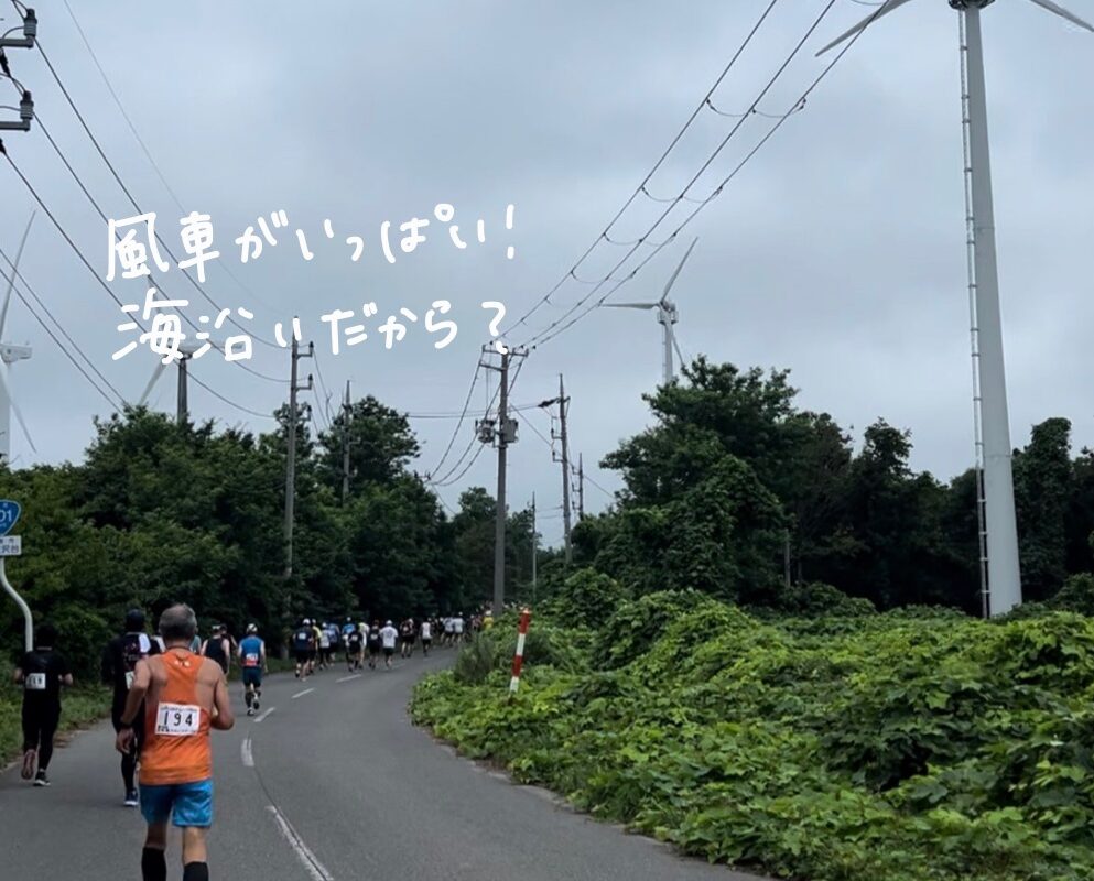 日本海メロンマラソン大会　コース　参加レポート　