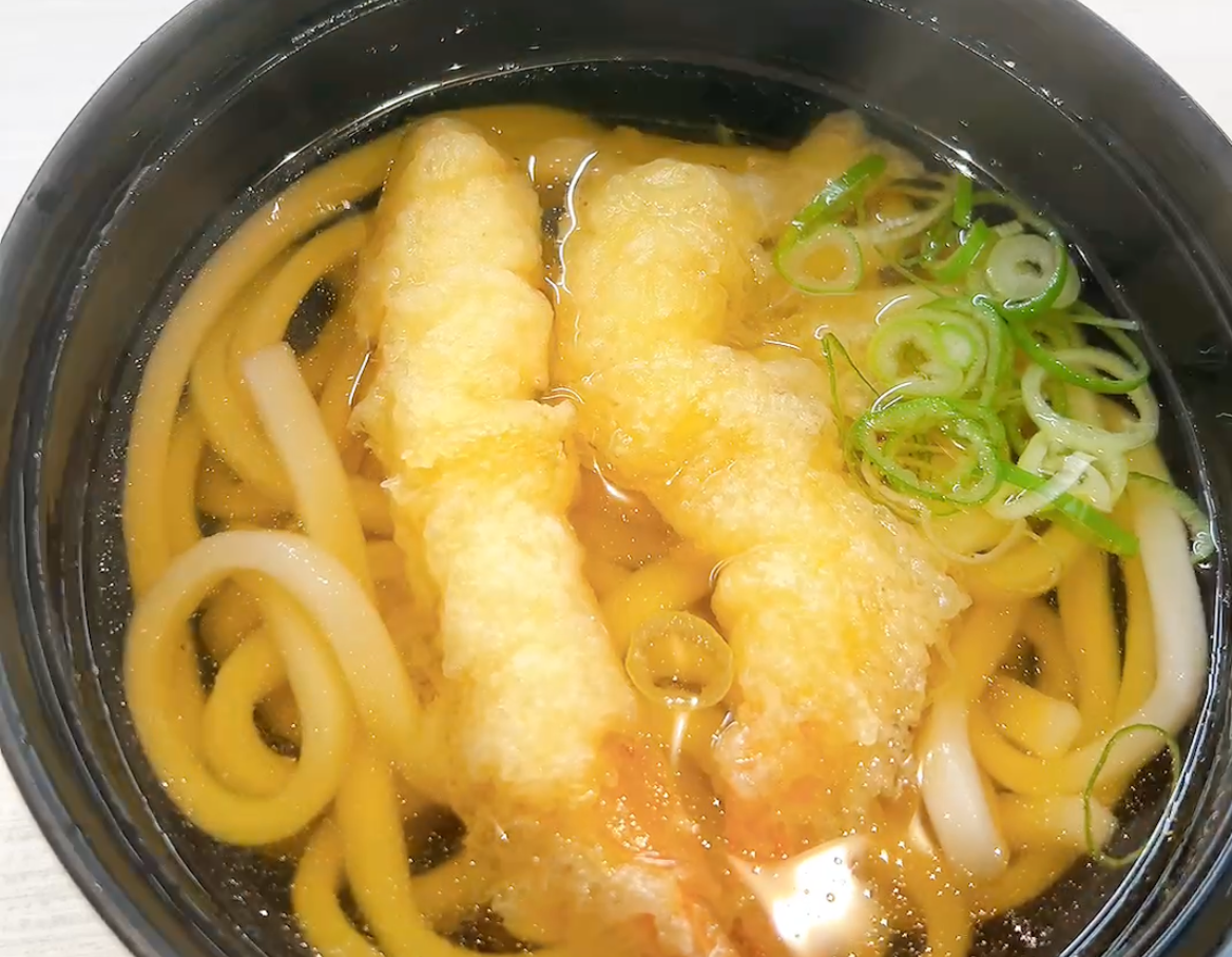 はま寿司の海老天うどん