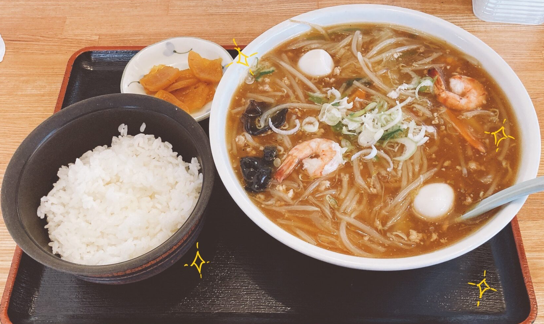 ドライブインみしまのダールラーメン