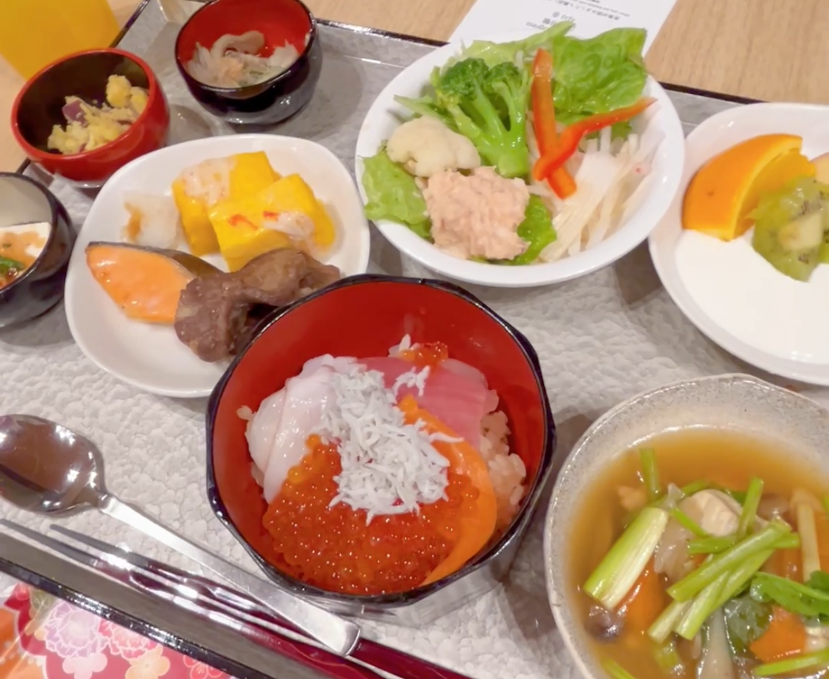 天然温泉　杜都の湯　御宿　野乃の朝食