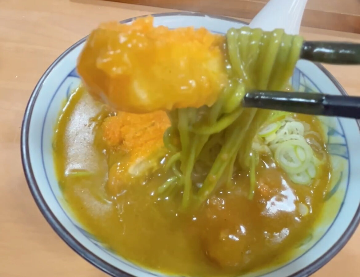 石巻のカツカレーそば