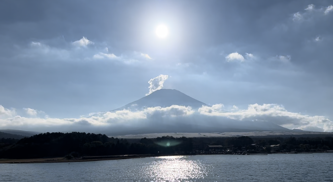 山中湖 富士山